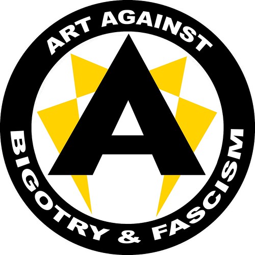 Art Against Bigotry and Fascism - yellow
