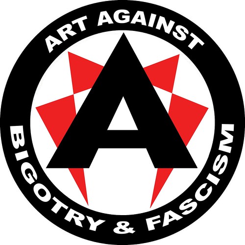Art Against Bigotry and Fascism - red