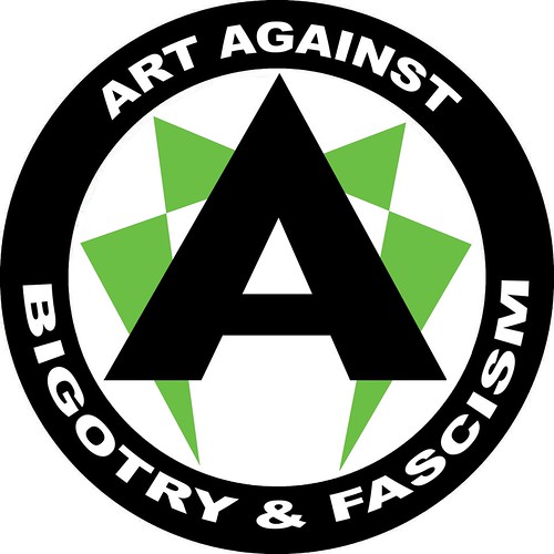 Art Against Bigotry and Fascism - green