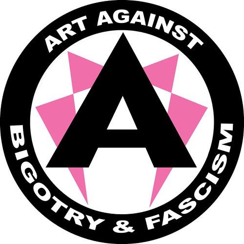 Art Against Bigotry and Fascism - pink